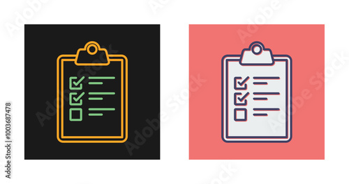 Checklist Vector Icon