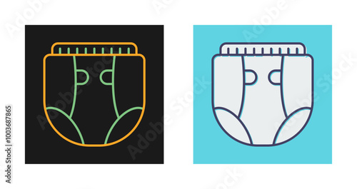 Diaper Vector Icon