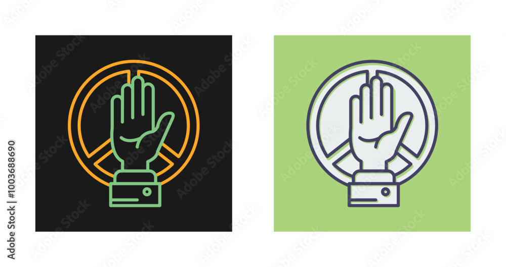 Peace Vector Icon Peace Vector Icon