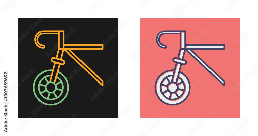 Fixie Vector Icon Fixie Vector Icon