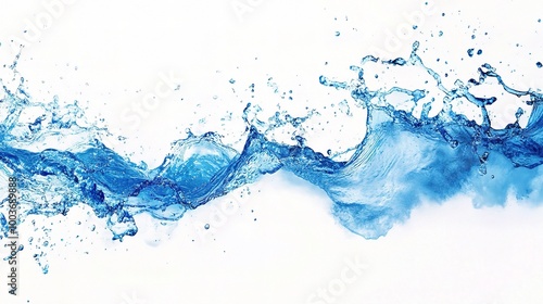 Vibrant Splash of Water in Motion