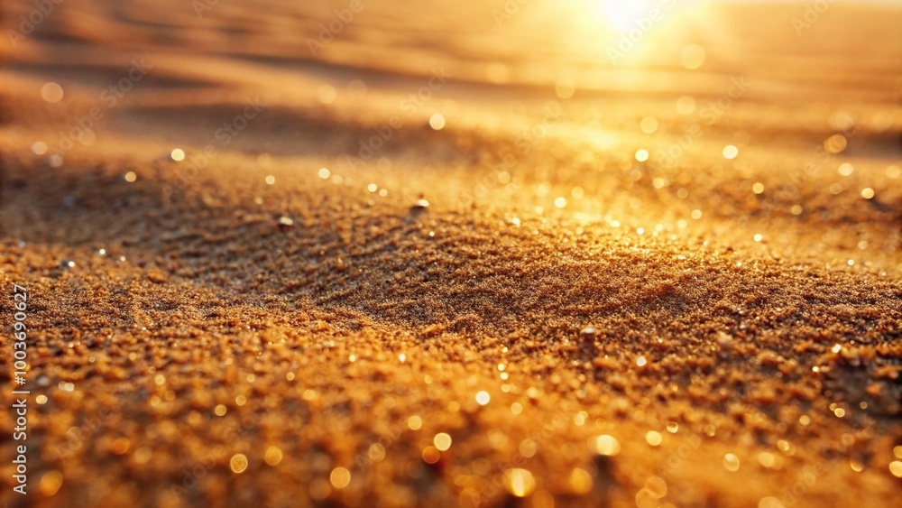 Wet brown sand surface in the sun macro texture Wet brown sand surface in the sun macro texture