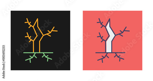 Dead Tree Vector Icon