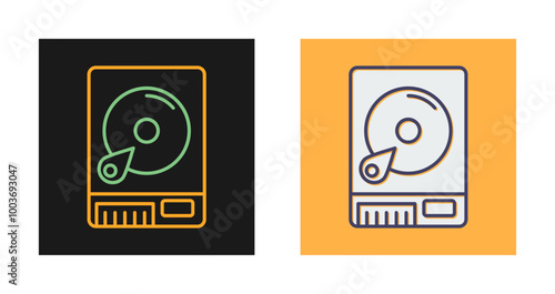 Harddrive Vector Icon