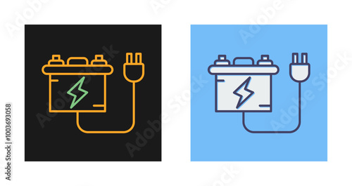 Battery charger Vector Icon