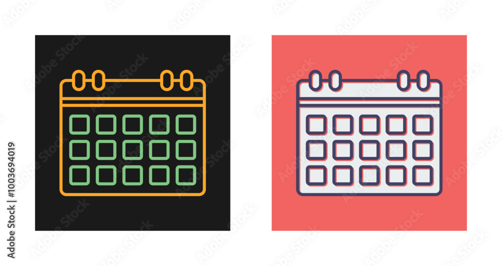 Calendar Vector Icon Calendar Vector Icon