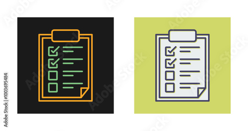 Checklist Vector Icon