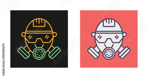 Gas Mask Vector Icon
