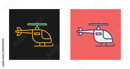 Helicopter Vector Icon
