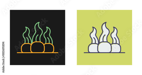 Seaweed Vector Icon