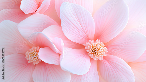 Beautiful pink flower blossom close up, spring nature flor