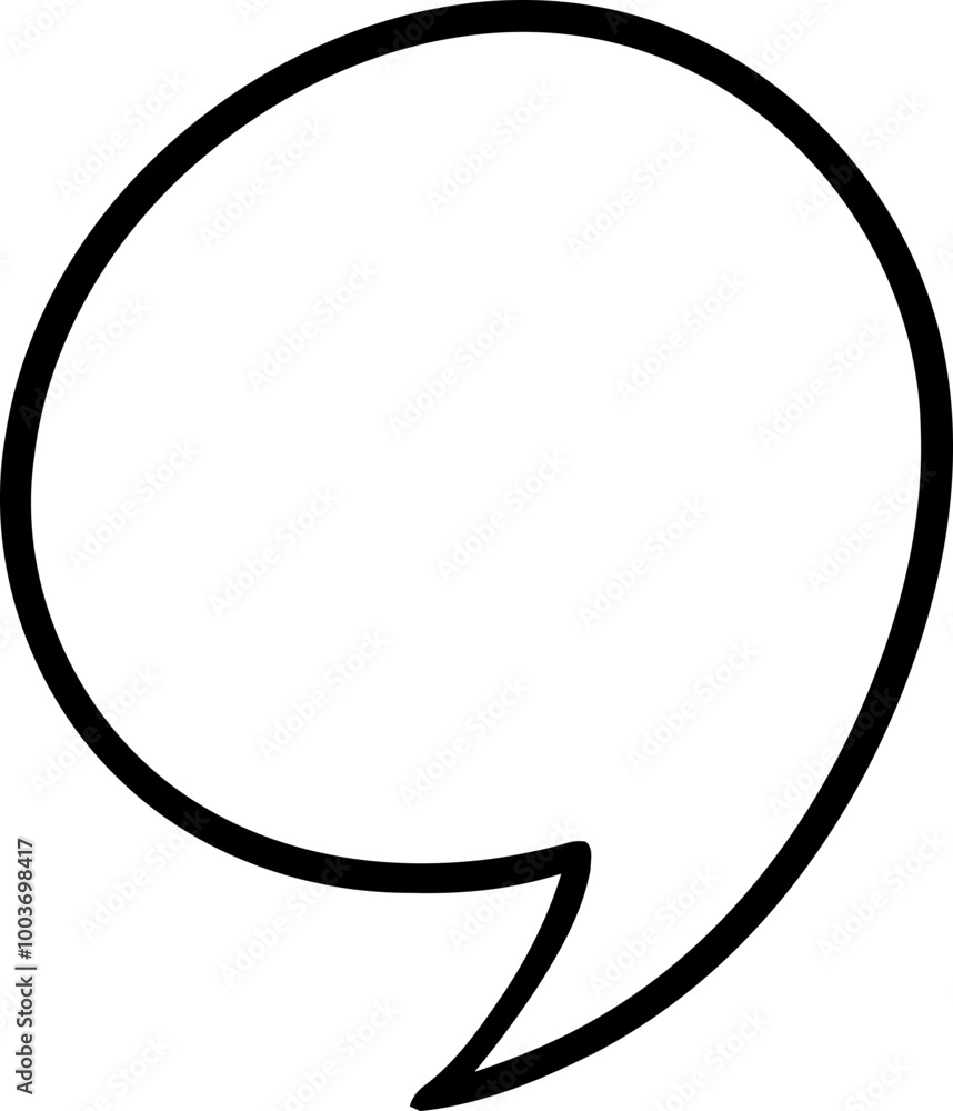 Doodle sketch style of speech bubbles hand drawn illustration Doodle sketch style of speech bubbles hand drawn illustration