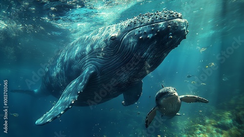 Humpback Whale Underwater