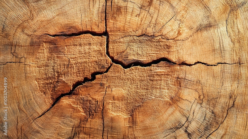 Textured Wood Surface with Natural Cracks and Patterns Textured Wood Surface with Natural Cracks and Patterns