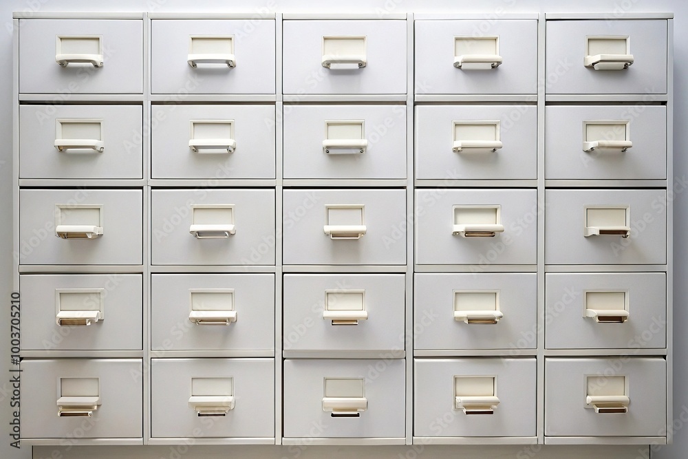 White drawer boxes isolated on white background White drawer boxes isolated on white background