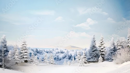 Wallpaper Mural Serene winter wonderland with snow covered trees illuminated by sunlight, creating a festive and idyllic outdoor scene perfect for december, january, and february Torontodigital.ca