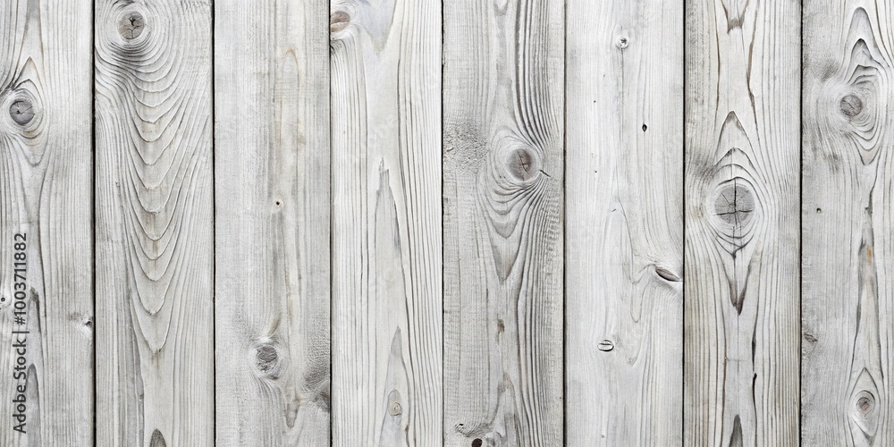 Naklejka premium White or gray wood wall texture with natural patterns background Macro