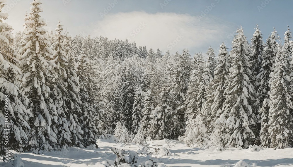 Fototapeta premium 冬の壁紙