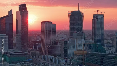 Wallpaper Mural Warsaw City from Air 2024 #83 Torontodigital.ca