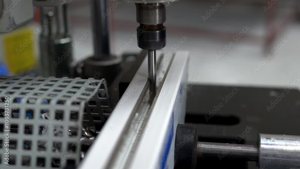 Precision PVC Window Frame Manufacturing Process Stock Video | Adobe Stock