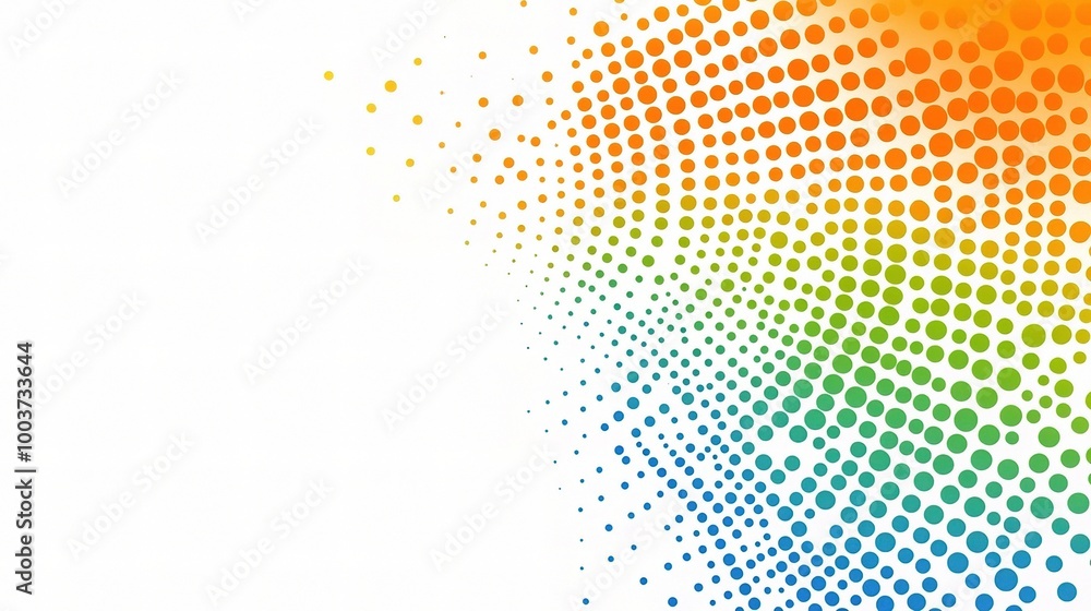 Colorful Dots Pattern with Gradient Design Colorful Dots Pattern with Gradient Design
