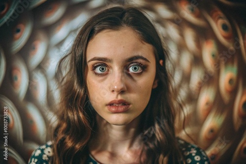 Several effects of hallucination and dizziness on a young lady with mental disorder