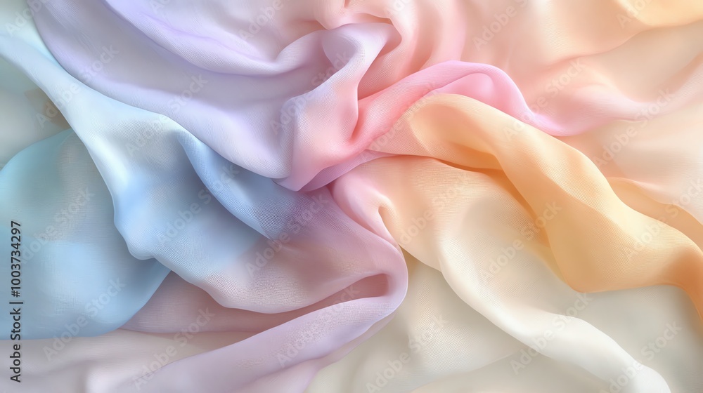 Bohemianinspired tiedye fabric, with natural shapes and soft, flowing color transitions Bohemianinspired tiedye fabric, with natural shapes and soft, flowing color transitions