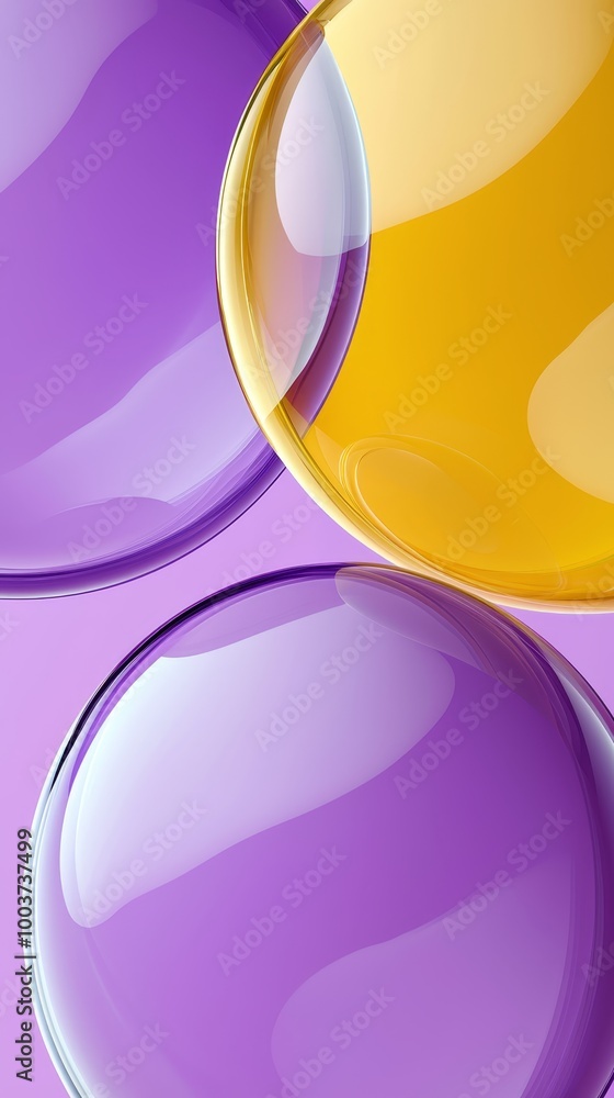 purple and yellow on its reverse side, and yellow and purple on the front purple and yellow on its reverse side, and yellow and purple on the front