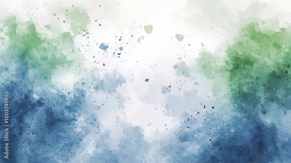 Abstract Ocean Splash with Blue and Green Tones Abstract Ocean Splash with Blue and Green Tones
