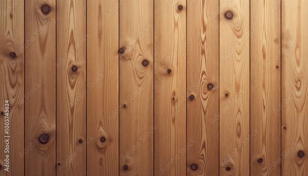 Fototapeta premium Smooth Natural Wood Plank Texture with Warm Grain Patterns