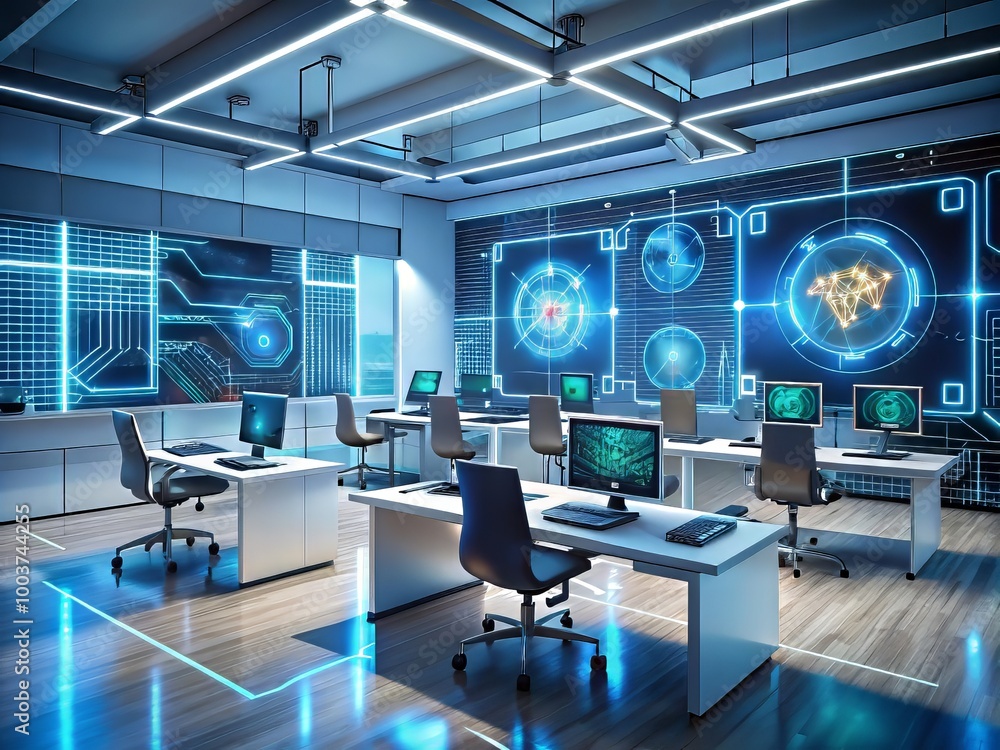 A futuristic laboratory with sleek computers, microchips, and circuit boards surrounded by cryptocurrency-themed diagrams and formulas on whiteboards and screens. A futuristic laboratory with sleek computers, microchips, and circuit boards surrounded by cryptocurrency-themed diagrams and formulas on whiteboards and screens.