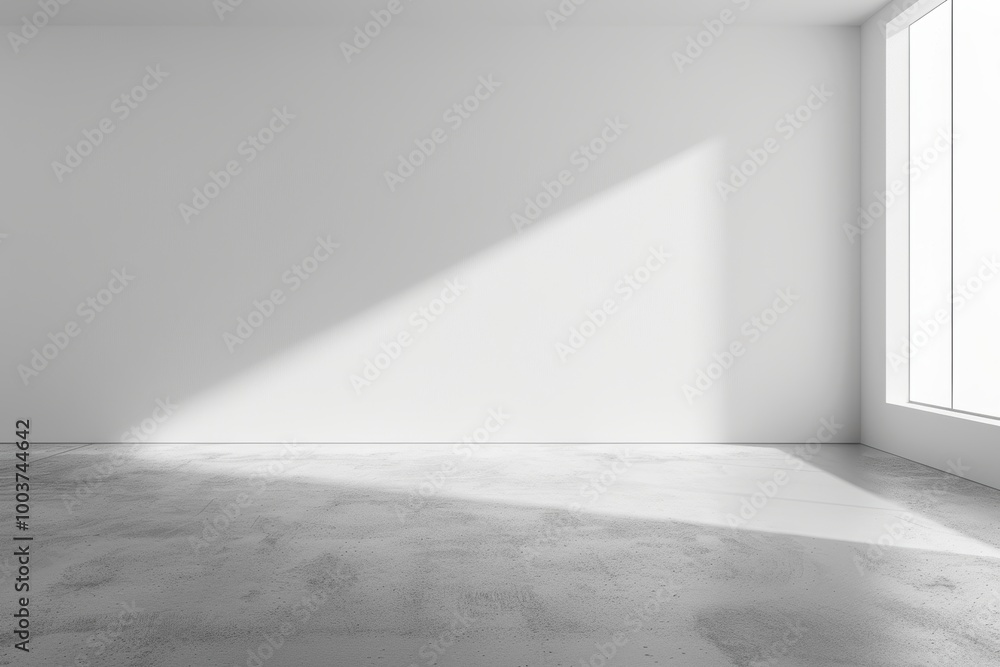 Minimalist Empty Space with Clean White Background Minimalist Empty Space with Clean White Background