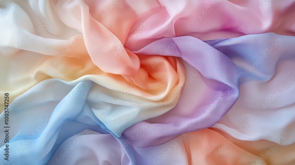 Soft gradient fabric texture with pastel colors Soft gradient fabric texture with pastel colors