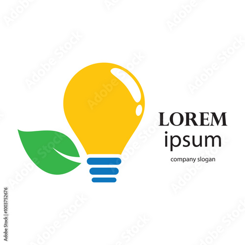 lamp logo design, bright ideas and innovation