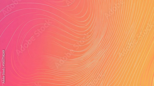 Abstract Waves in Vibrant Gradient Colors