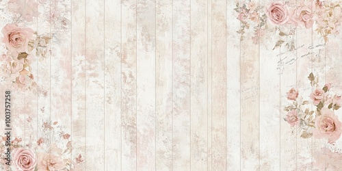 A soft, floral-patterned ba...