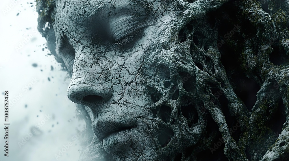 Stone Face: A Surreal Exploration of Transformation Stone Face: A Surreal Exploration of Transformation