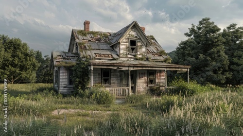 Abandoned house for sale photo