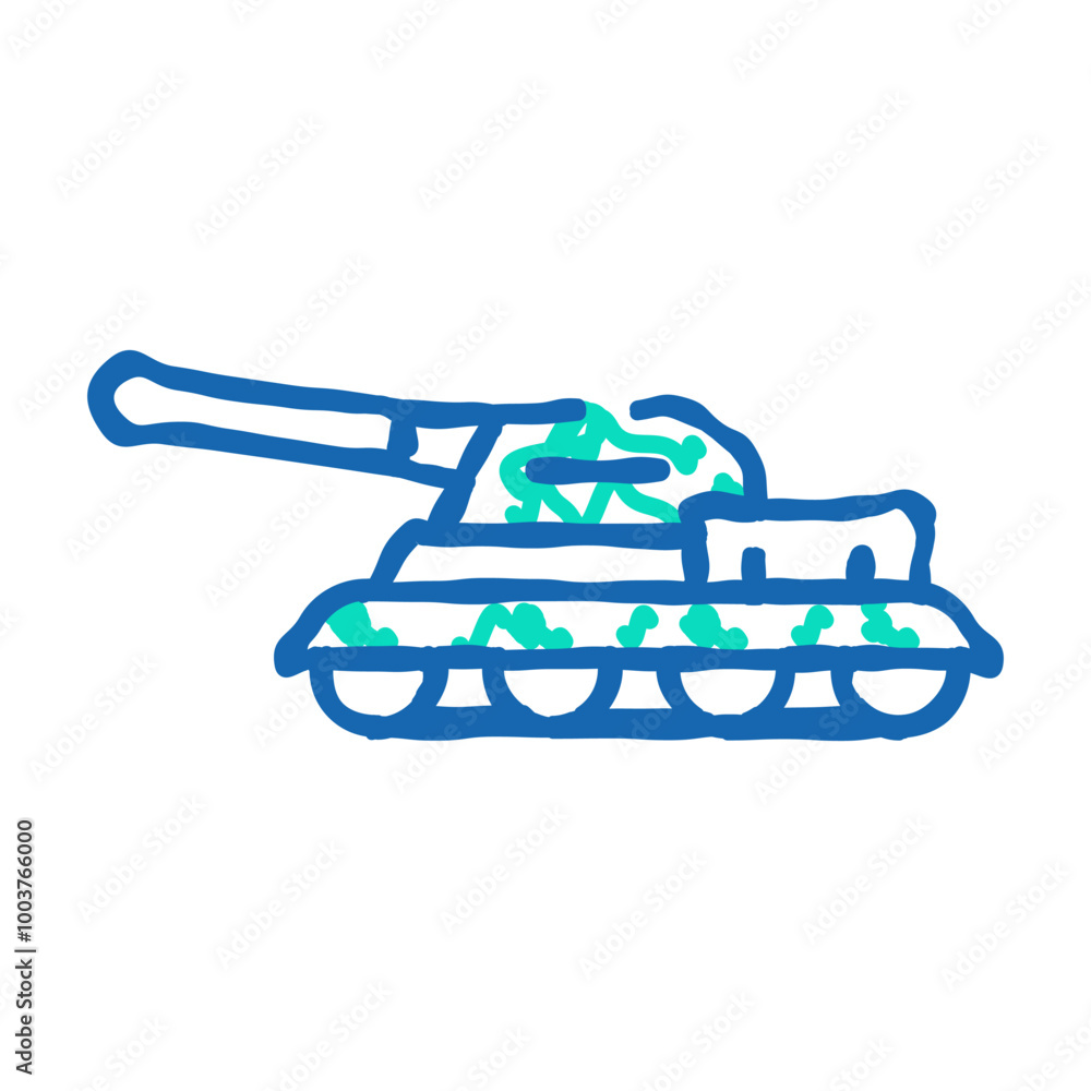 tank military doodle icon sketch vector. tank military sign. isolated symbol illustration tank military doodle icon sketch vector. tank military sign. isolated symbol illustration