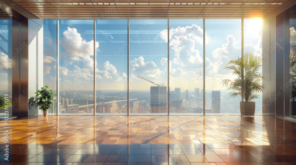 Fototapeta premium corporate office background, day time.