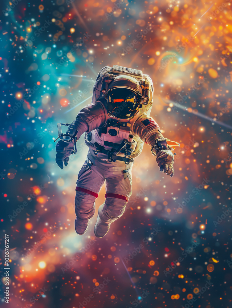 Astronaut Afloat Elements of this Image Furnished Astronaut Afloat Elements of this Image Furnished