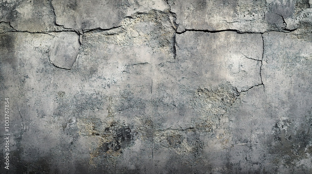 Obraz premium Textured Cracked Concrete Wall Background