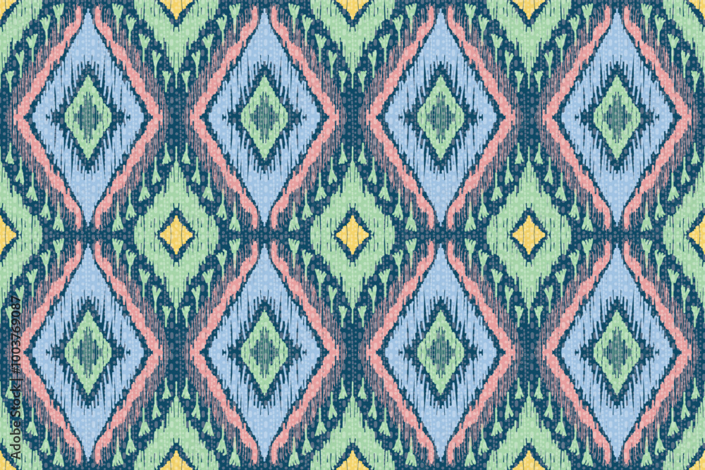 Ikat pattern, Ikat chevron, Paisley pattern, Vector element, Abstract Vector, Batik, fabric embroidery, Ethnic pattern, Ogee, Geometric ethnic, Seamless textile, native american, Background printing. Ikat pattern, Ikat chevron, Paisley pattern, Vector element, Abstract Vector, Batik, fabric embroidery, Ethnic pattern, Ogee, Geometric ethnic, Seamless textile, native american, Background printing.