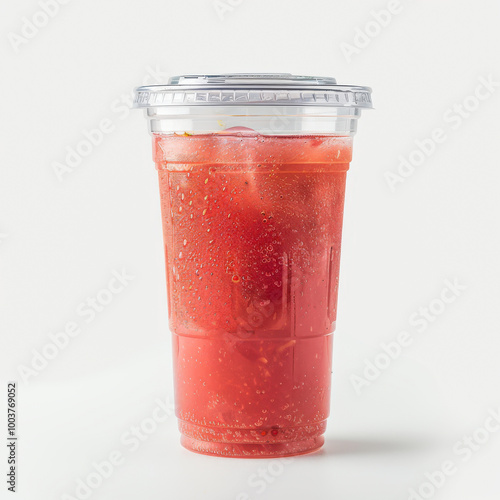 Wallpaper Mural fresh watermelon juice isolated on white background Torontodigital.ca