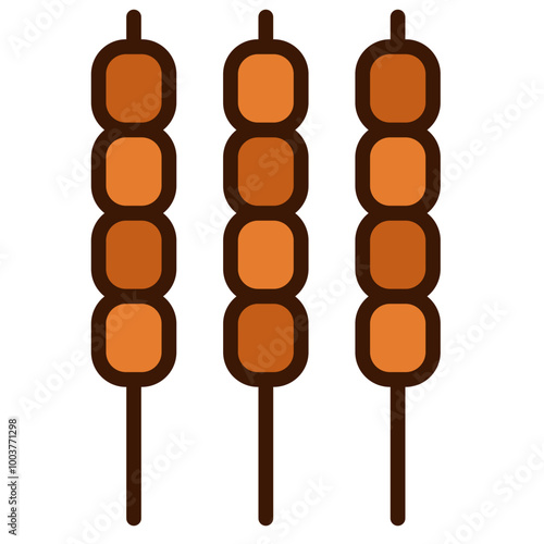 Indonesian Sate Icon
