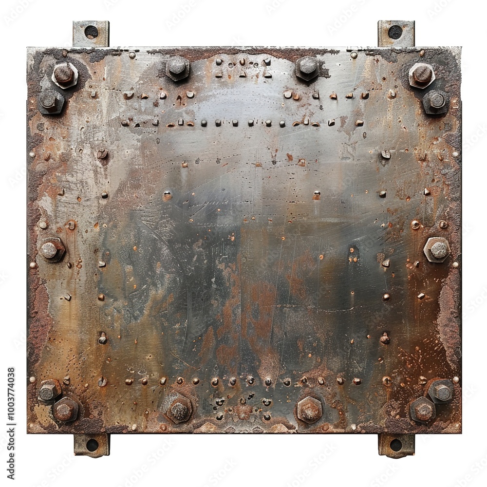 Old steel metal sign plate texture background Old steel metal sign plate texture background