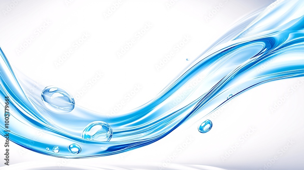 a blue and drop with a blue liquid background, innovative page design, Water background a blue and drop with a blue liquid background, innovative page design, Water background