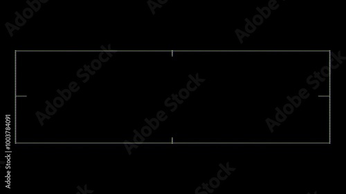Abstract motion graphic element of Video Camera Frame Viewfinder Overlay background with alpha channel, background with alpha, background with alpha channel 4K for Vlogs, Youtube, Movies, Intro