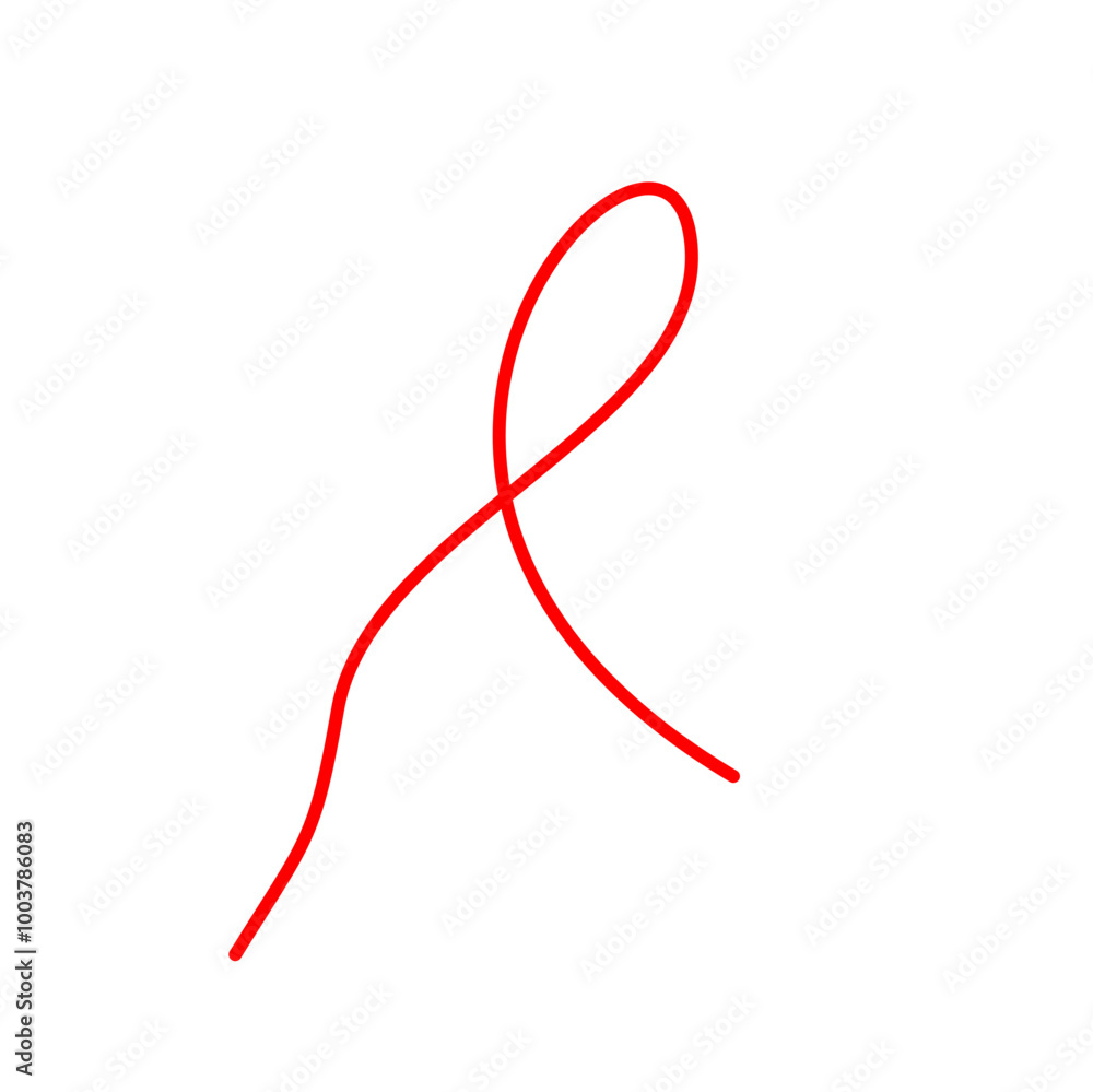 Red ribbon icon Red ribbon icon