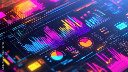 Vibrant Data Visualization with Graphs and Charts